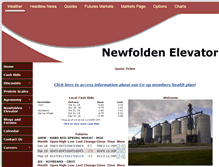 Tablet Screenshot of newfoldenelevator.com